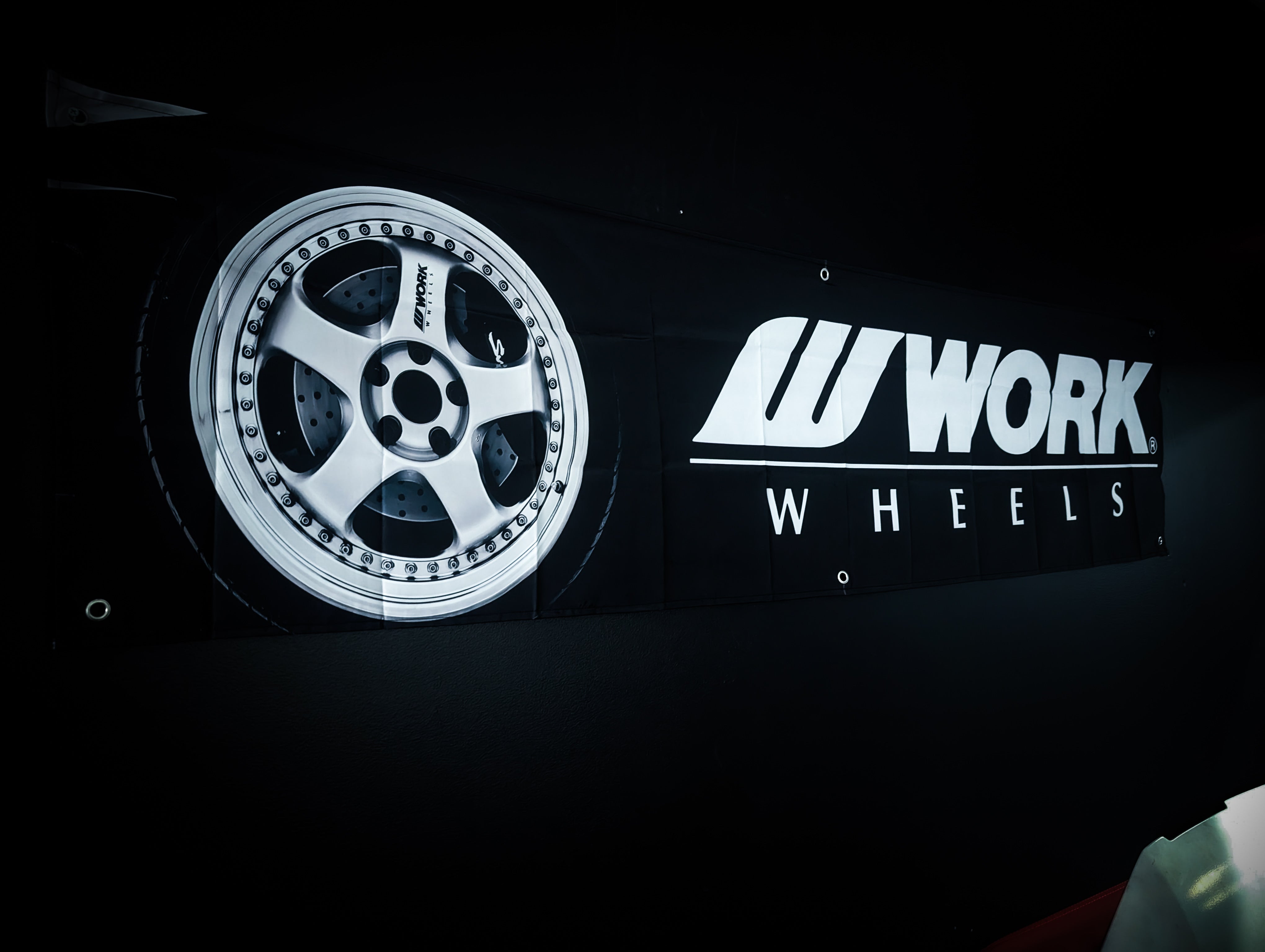 NEW! WORK WHEELS Meister 3P Workshop Banner Flag