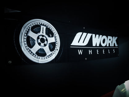 NEW! WORK WHEELS Meister 3P Workshop Banner Flag