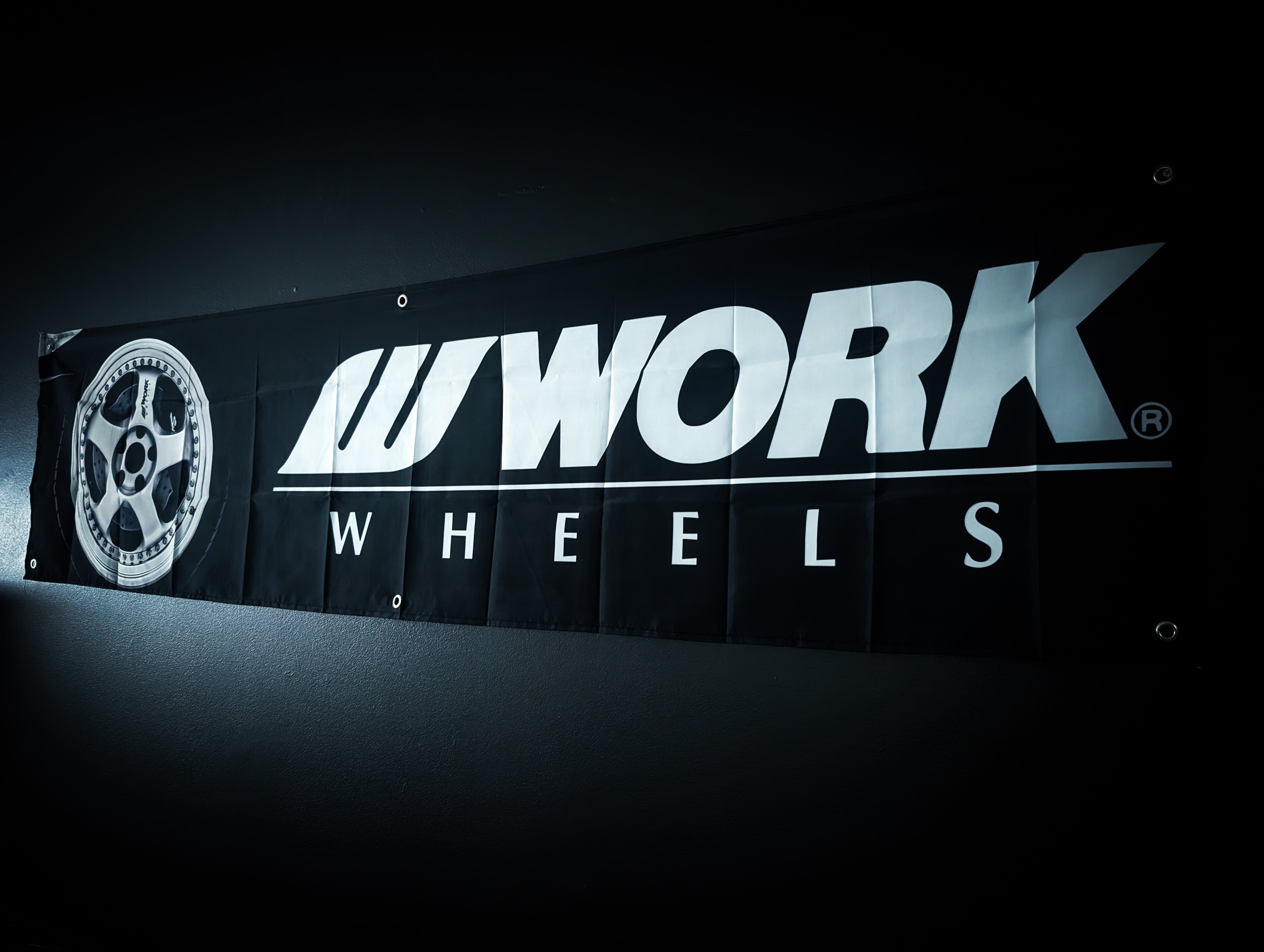 NEW! WORK WHEELS Meister 3P Workshop Banner Flag