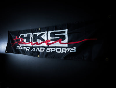 HKS Power and Sports Workshop Banner Flag