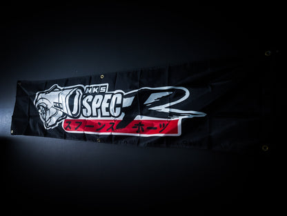 NEW! HKS Spec R Turbo Workshop Banner Flag