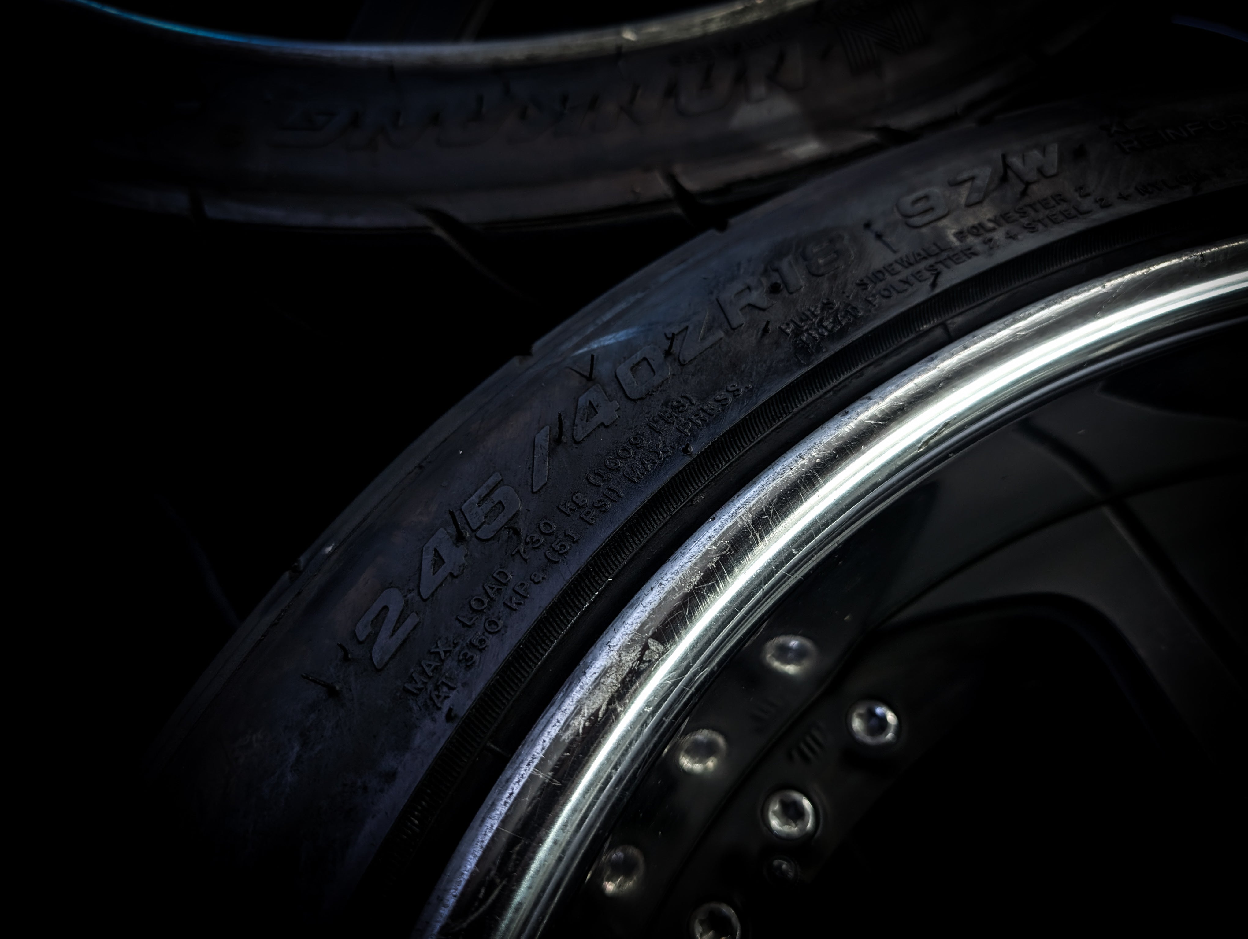 18" Riverside Trafficstar RTS 3 Piece Wheels x 4