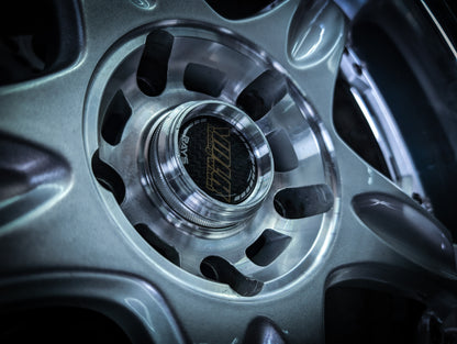 18" VOLK RAYS GTC Face 1 High Bright Silver 2 Piece Wheels x 4