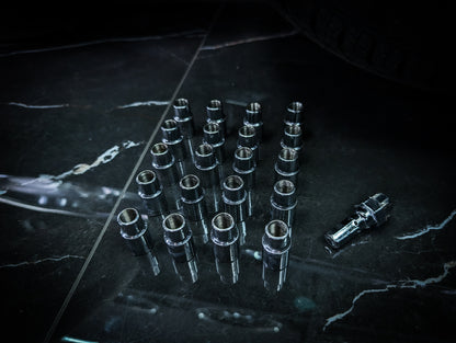 18" VOLK RAYS GTC Face 1 High Bright Silver 2 Piece Wheels x 4