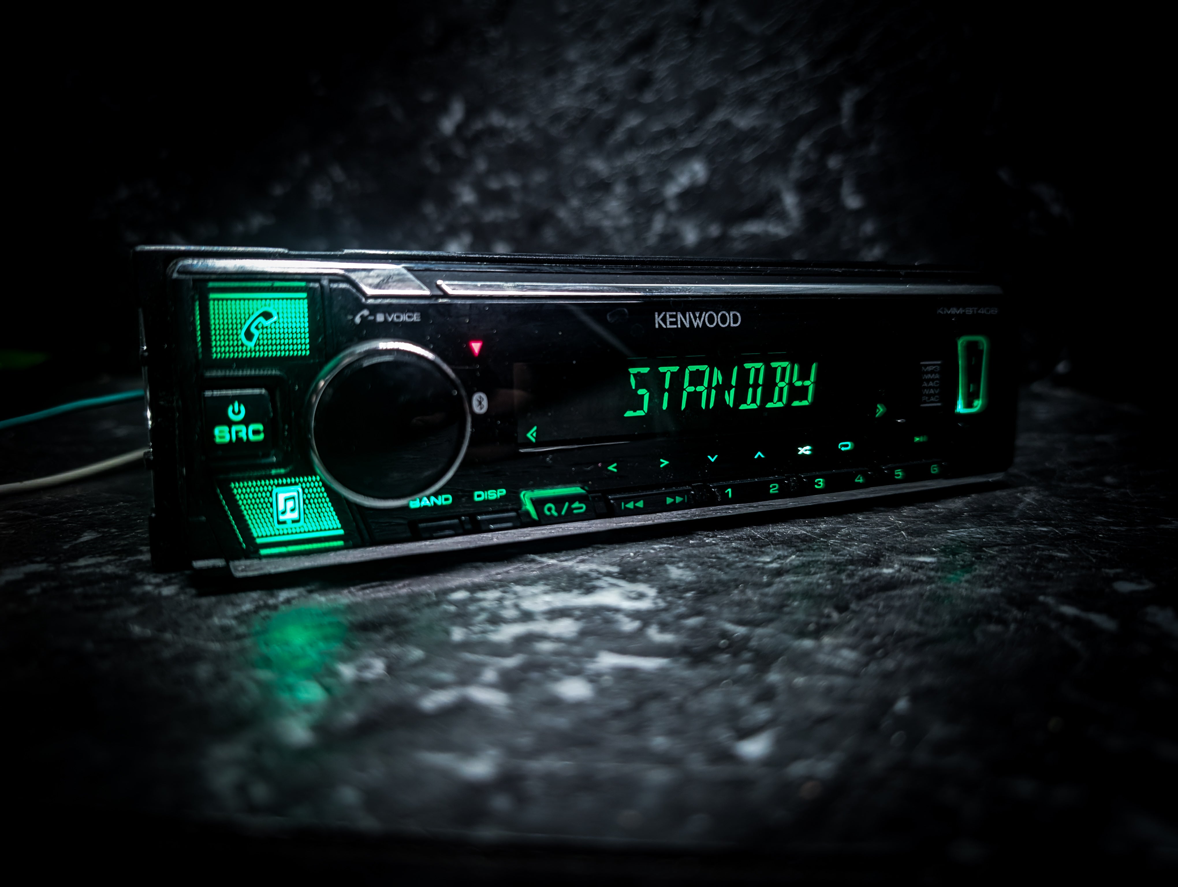 KENWOOD Bluetooth Single Din Car Stereo