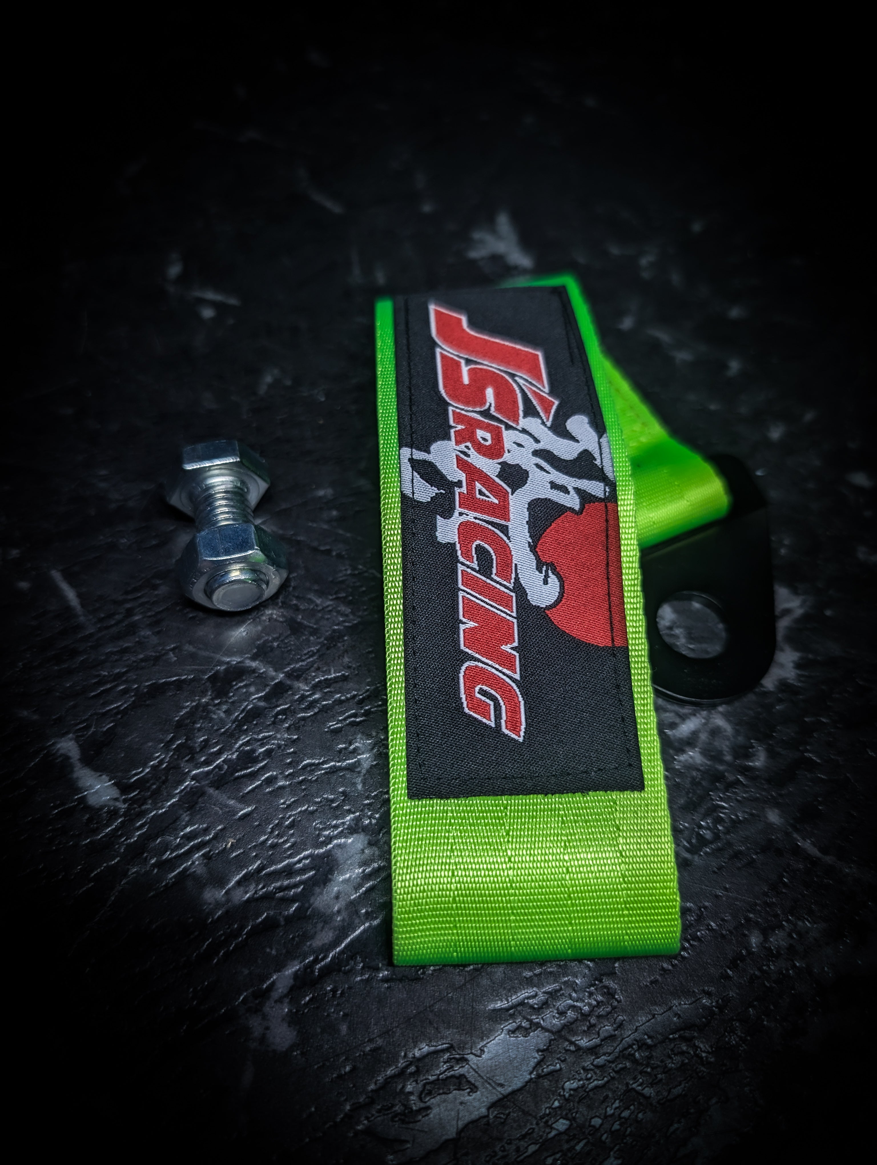 Js Racing Neon Yellow Tow Strap – Mitch's Garage