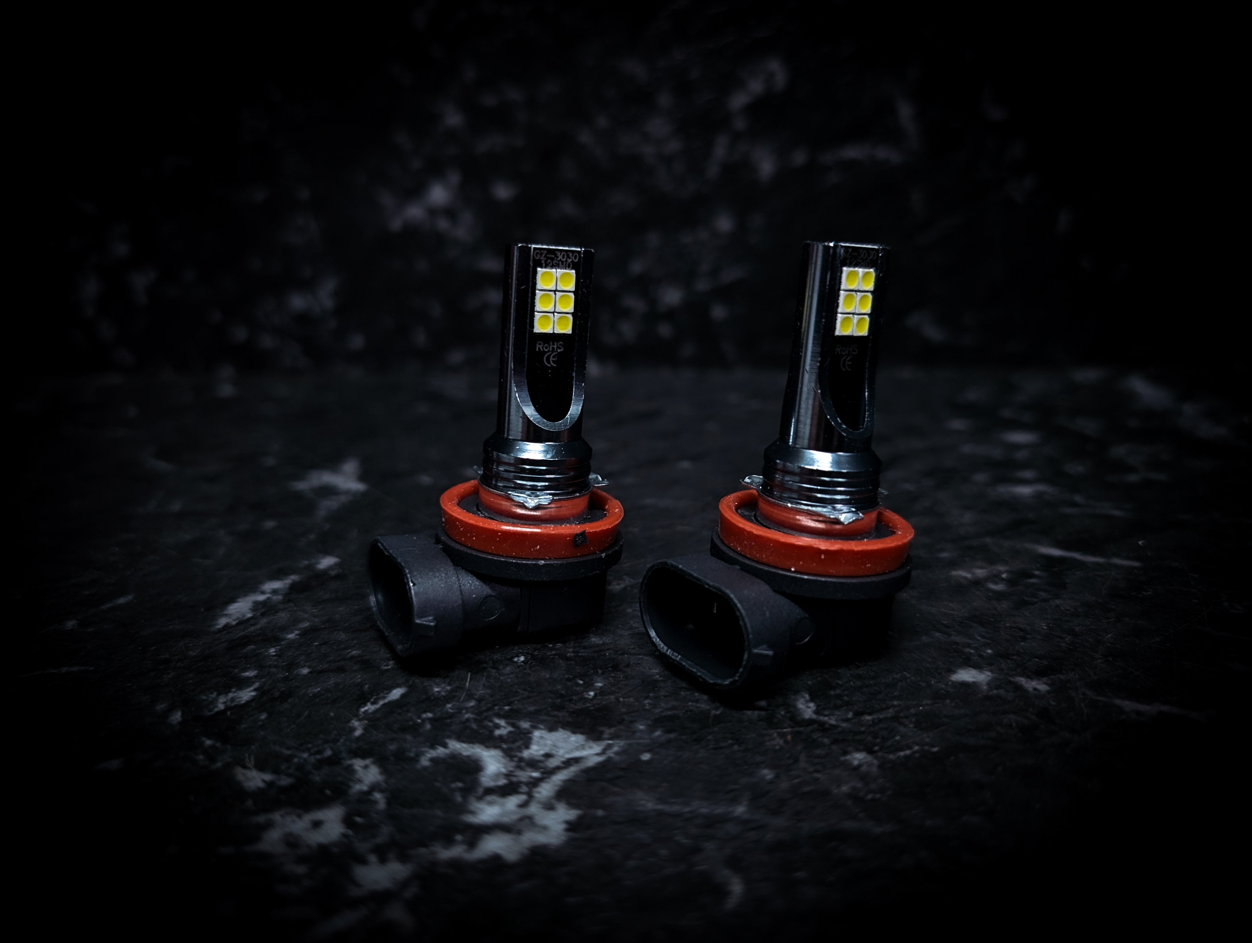 H11 Ultra White 6000k LED Car Headlight Globes