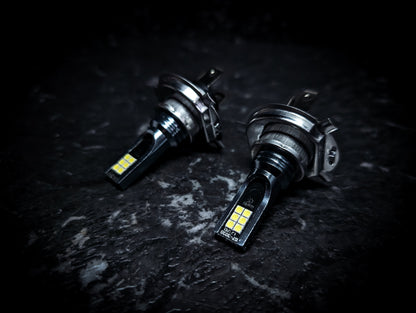 H4 Ultra White 6000k LED Car Headlight Globes