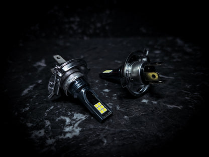 H4 Ultra White 6000k LED Car Headlight Globes