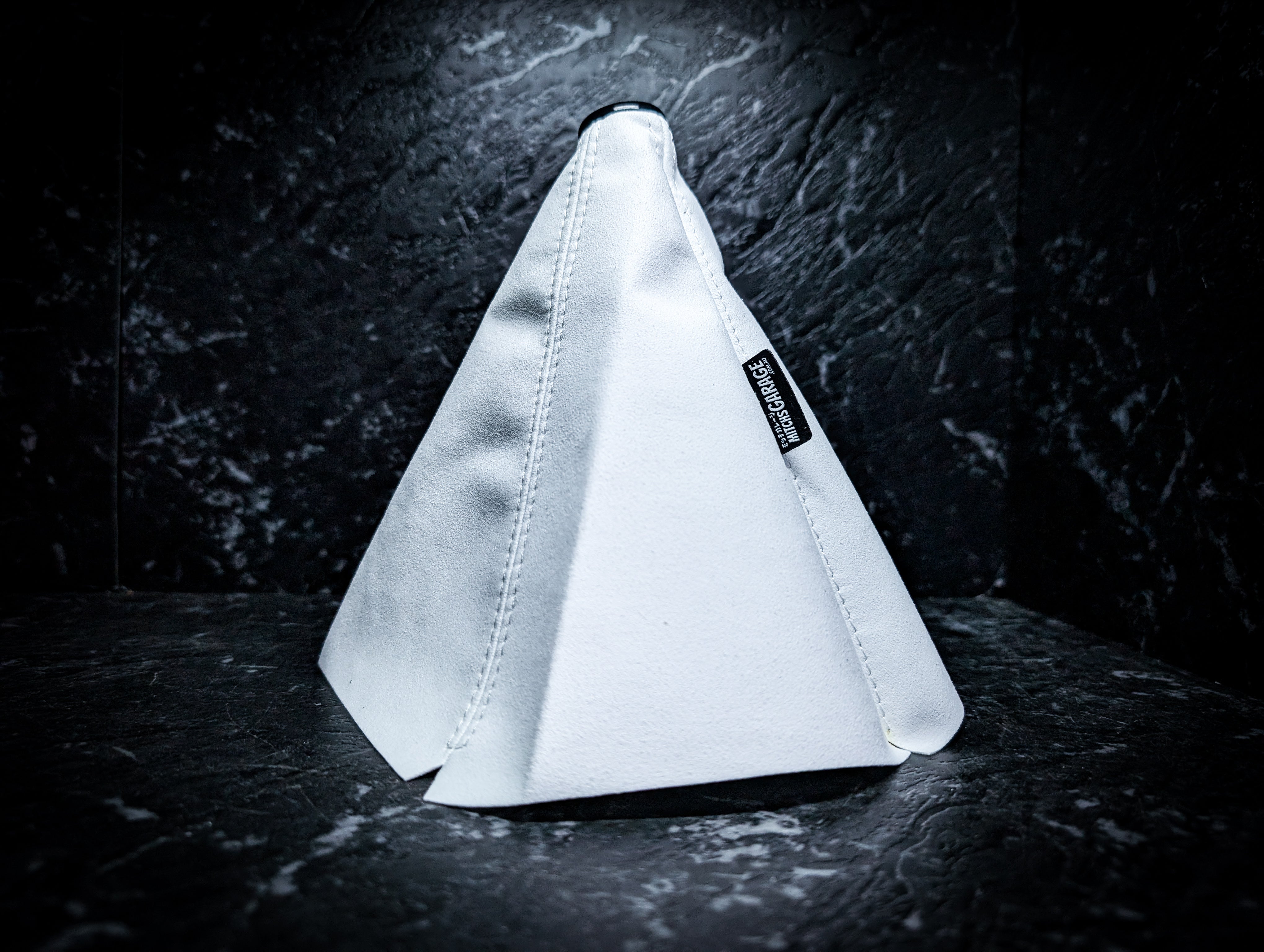 NEW! Polar White Alcantara Manual Gear Boot