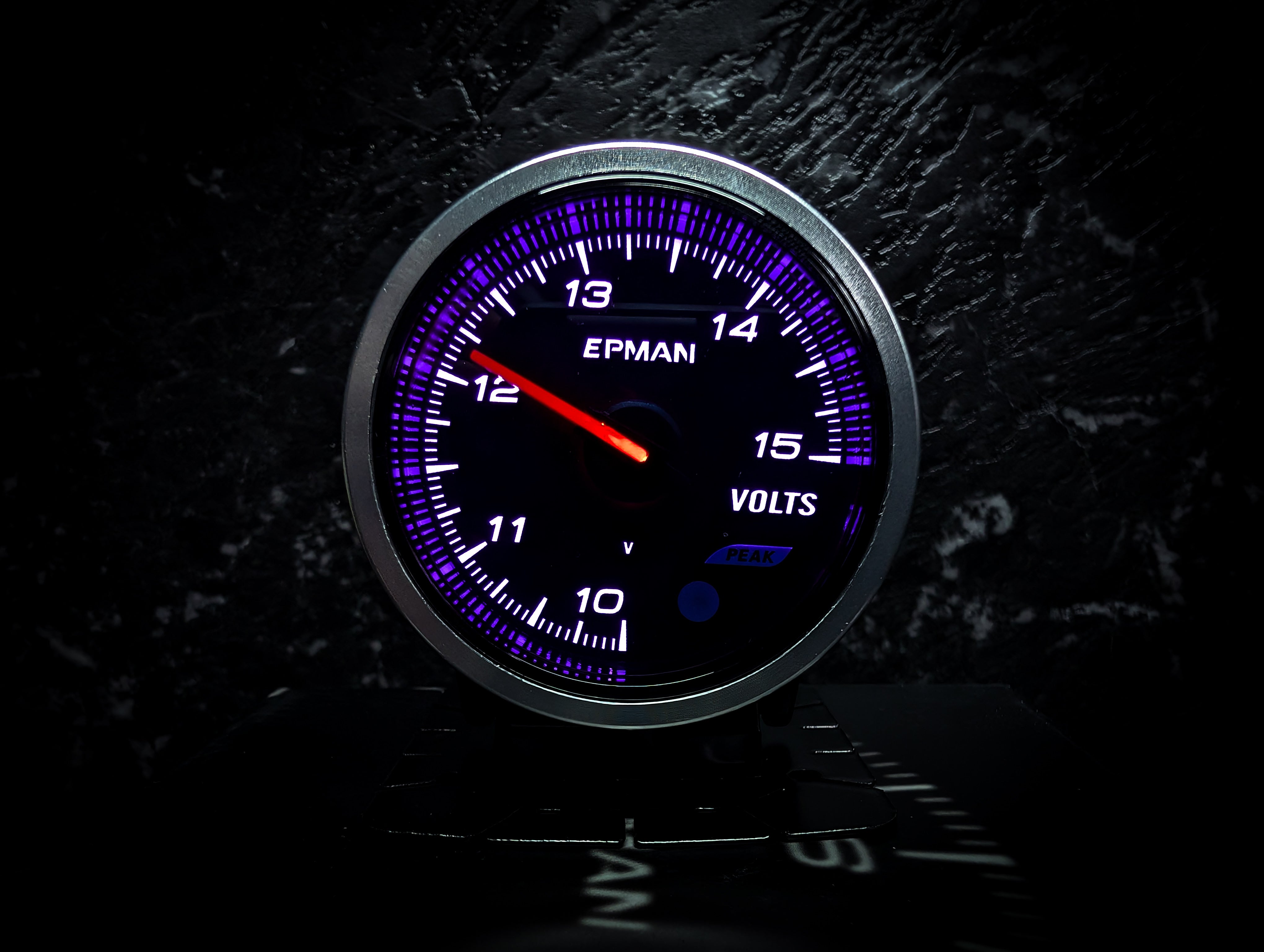 10 Colour Variable Stepper Motorized 52mm Volt Gauge