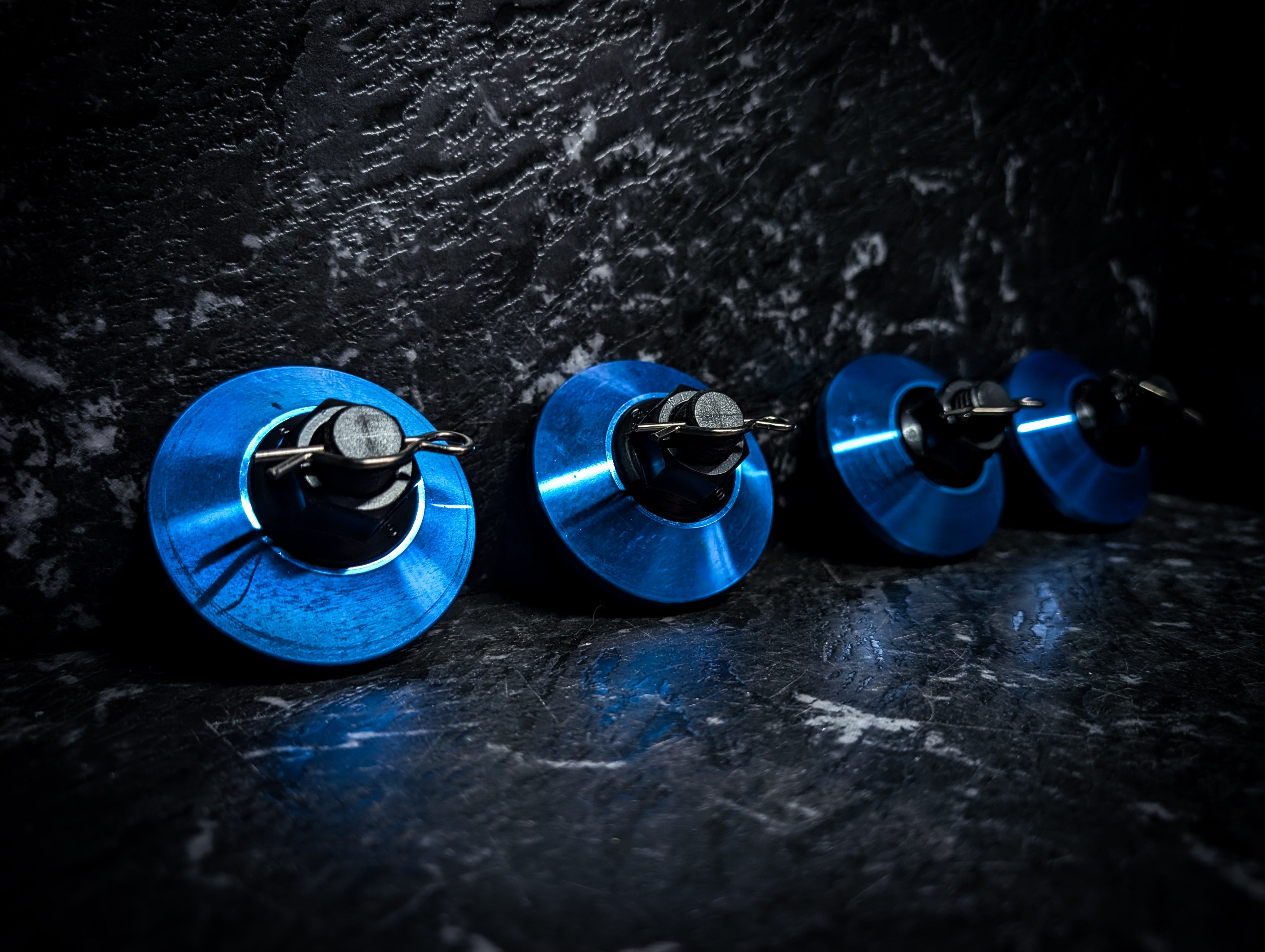 SPARCO Style NT/CRIMSON BLUE Series Centre Caps