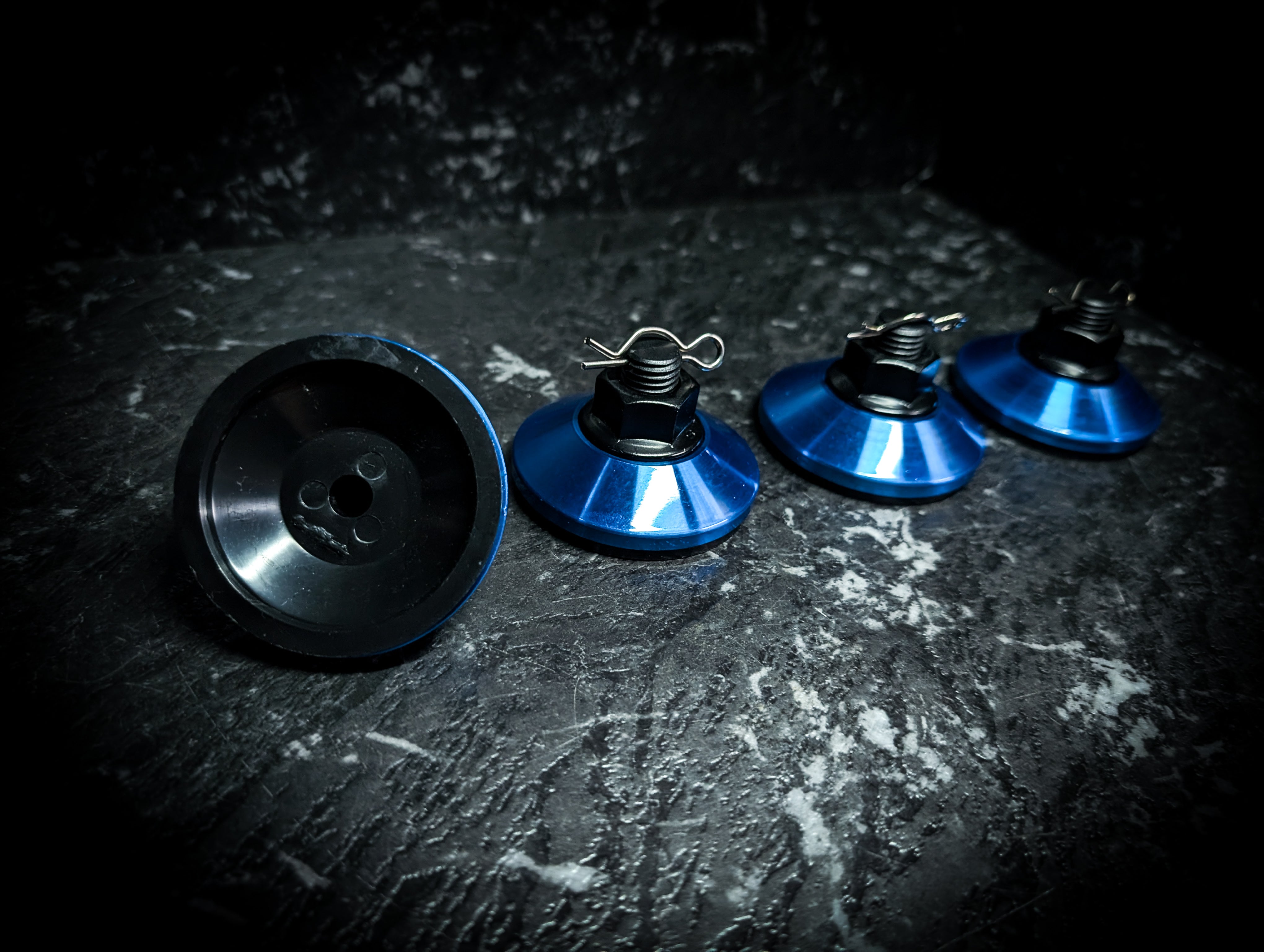 SPARCO Style NT/CRIMSON BLUE Series Centre Caps