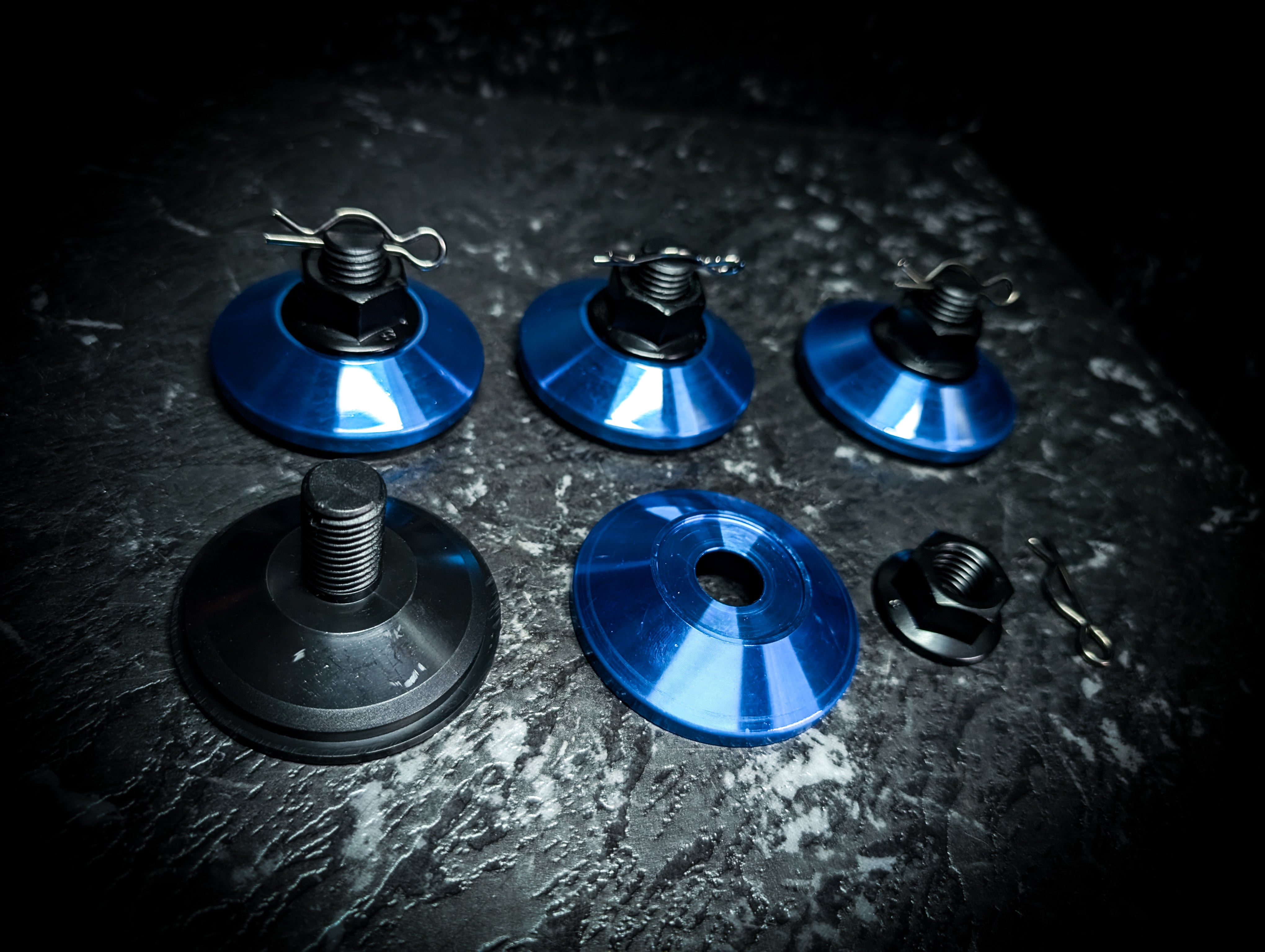 SPARCO Style NT/CRIMSON BLUE Series Centre Caps