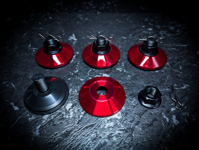 SPARCO Style NT/CRIMSON RED Series Centre Caps