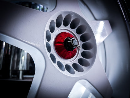 SPARCO Style NT/CRIMSON RED Series Centre Caps