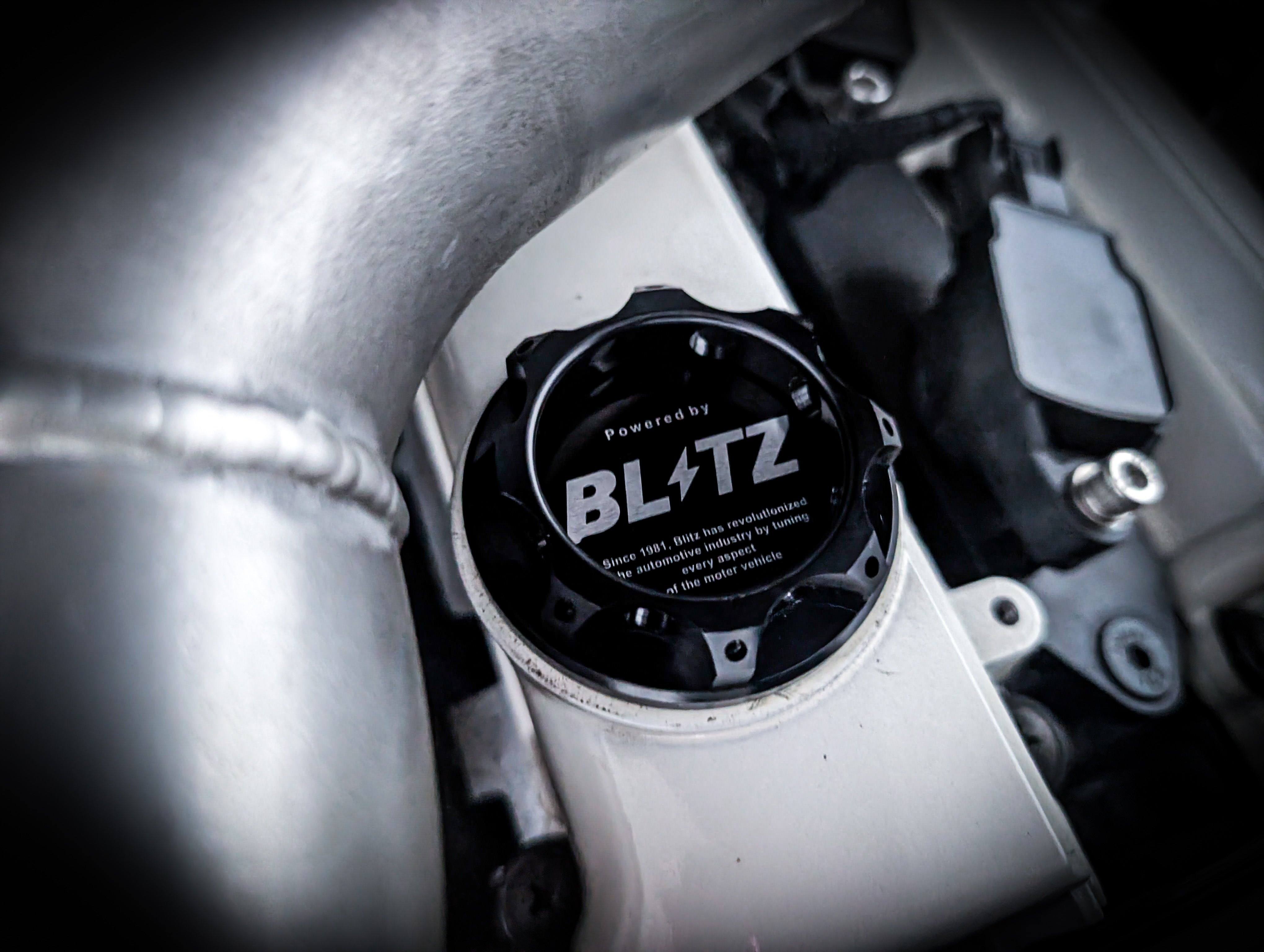BLITZ Anodized Black Nissan/Honda Oil Filler Cap