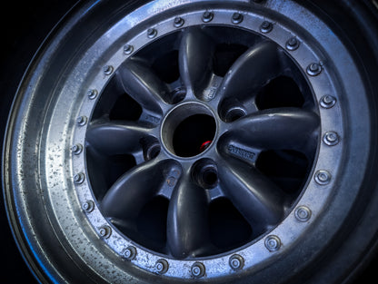 15" PANASPORT C8R Multi Piece Staggared Wheels x 4