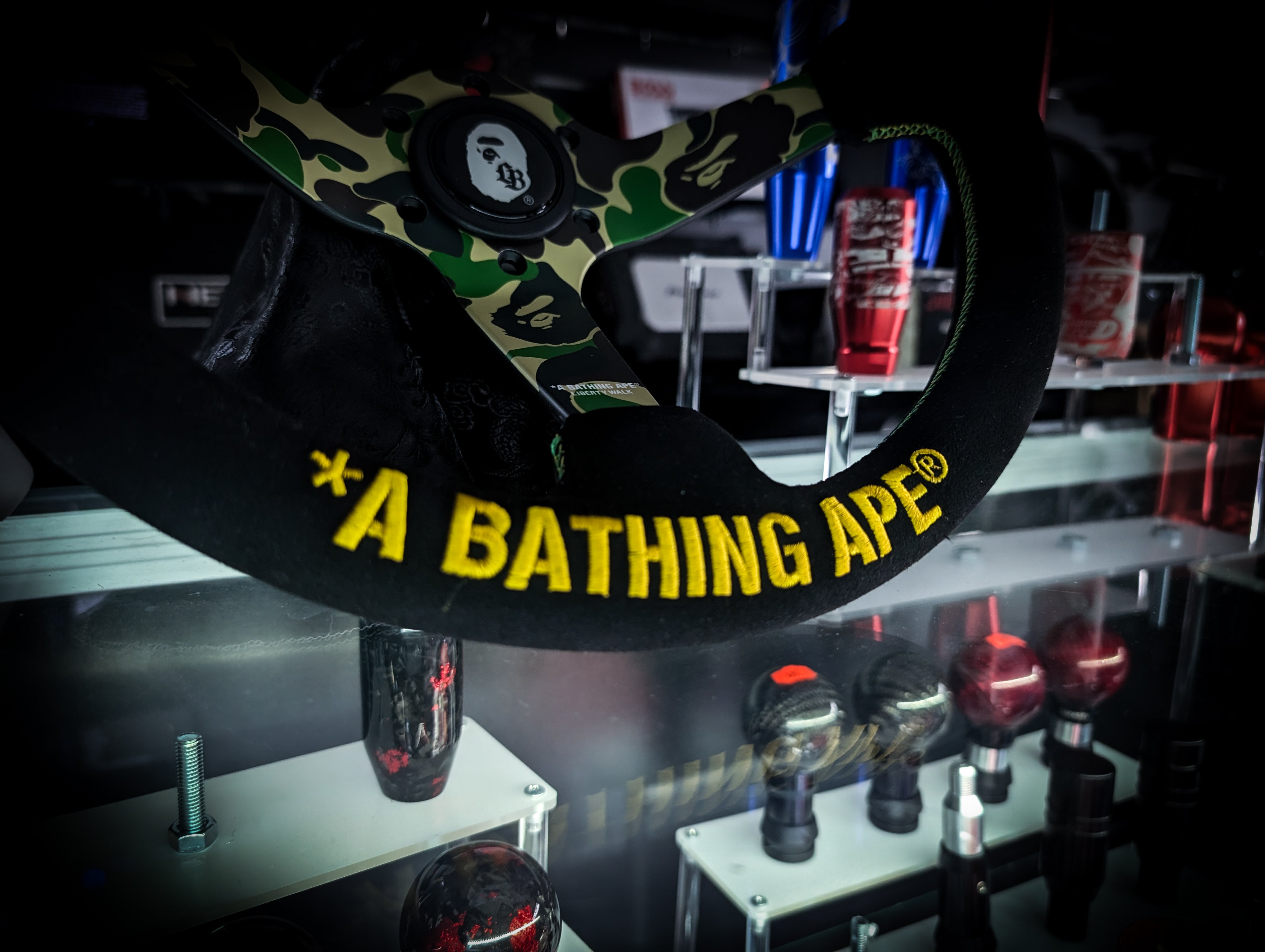 A BATHING APE® x LIBERTY WALK | Deep Dished Steering Wheel