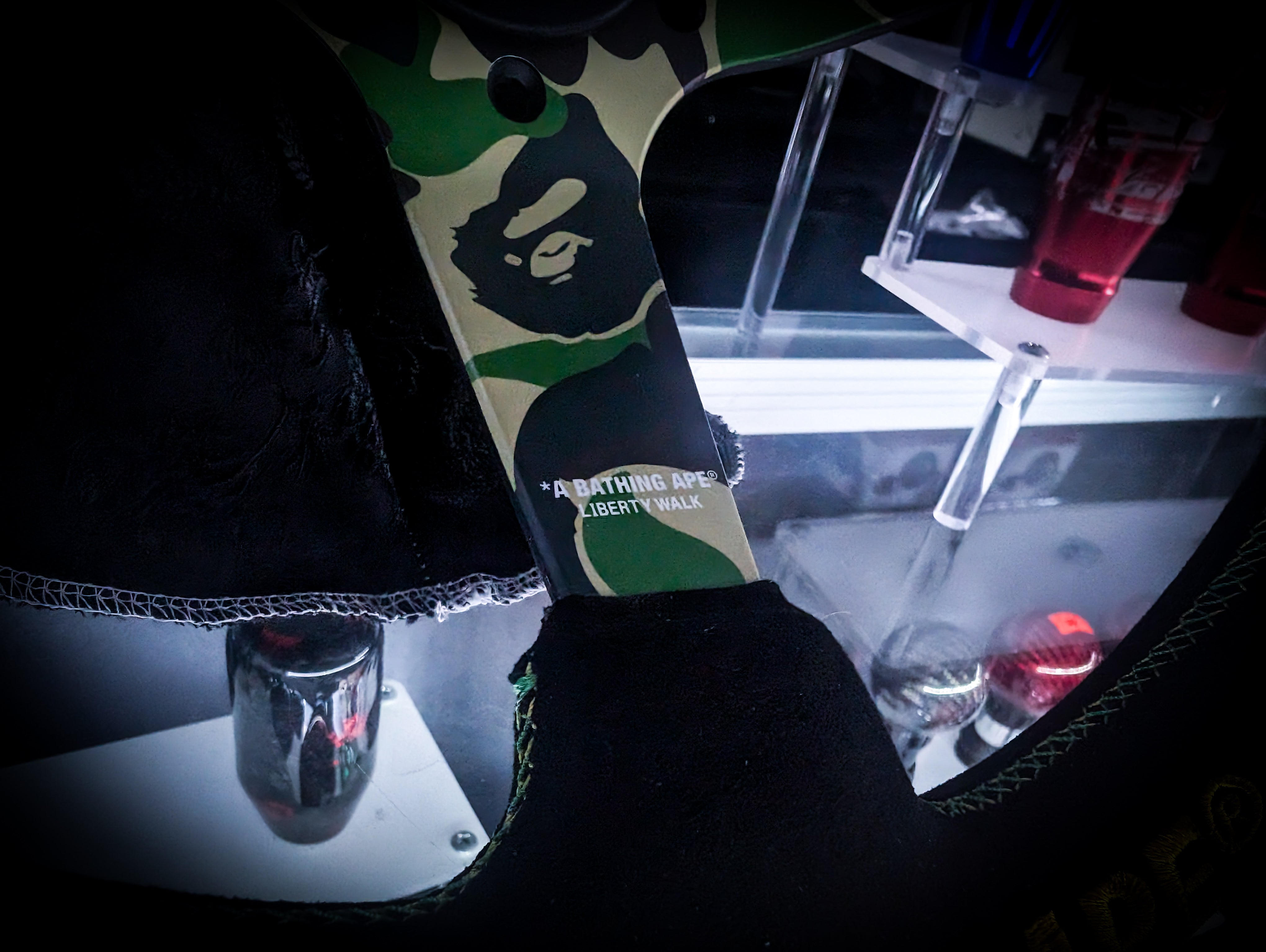 A BATHING APE® x LIBERTY WALK | Deep Dished Steering Wheel