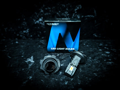 NOVSIGHT H7 Ultra White 6000k LED Car Headlight Globes