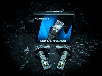 NOVSIGHT H11 Ultra White 6000k LED Car Headlight Globes