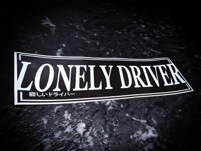 Lonely Driver Reflective Slap Sticker