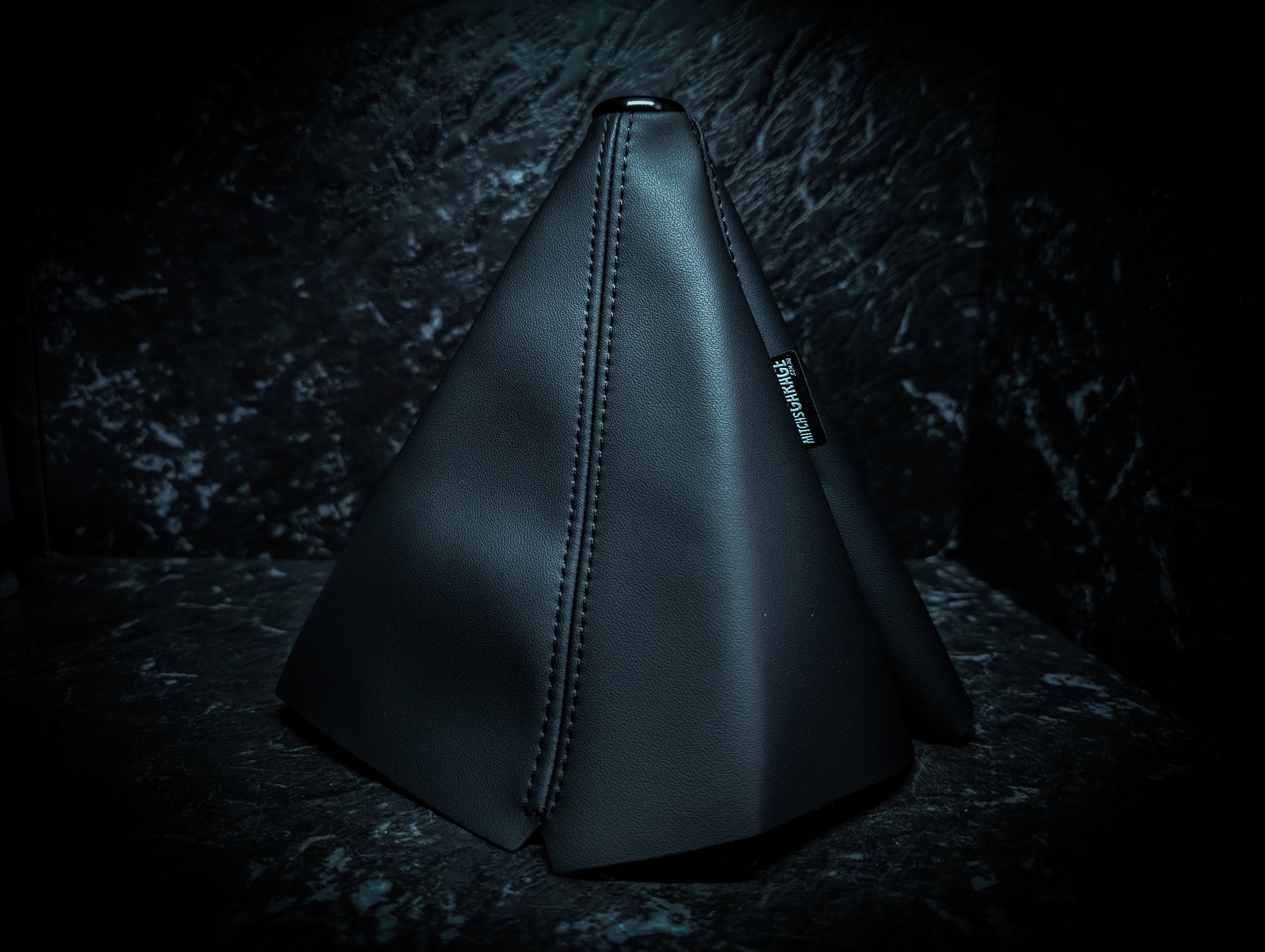 Black Stitch | Black Leather Manual Gear Boot