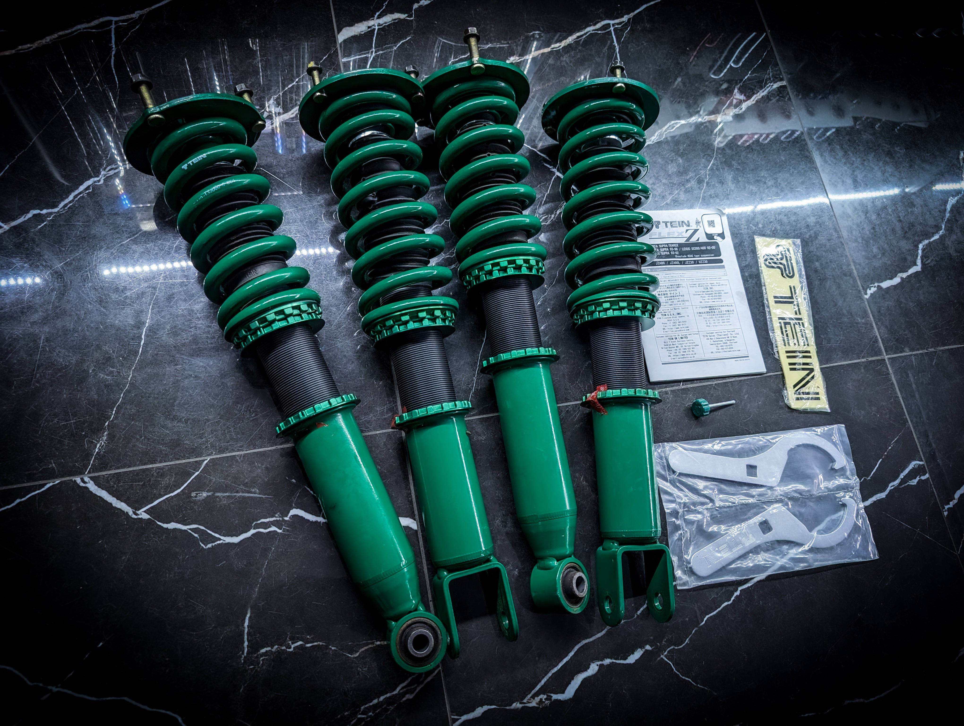 Tein Flex Z Coilover Kit - fits Toyota Soarer 2.5 1991 - 2000 JZZ30