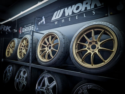 18" WORK EMOTION ZR10 Gold Wheels x 4