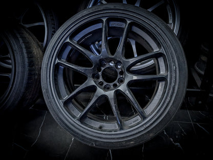 18" WORK CR Kiwami Black Wheels x 4