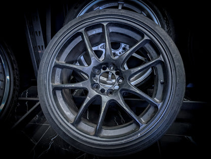 18" WORK CR Kiwami Black Wheels x 4