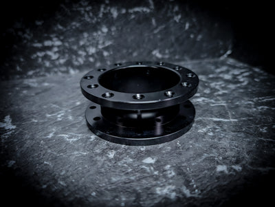 BLACK 30mm Aftermarket Steering Wheel Spacer