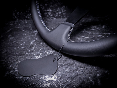 Light Purple Stitch • Deep Dished Leather Steering Wheel