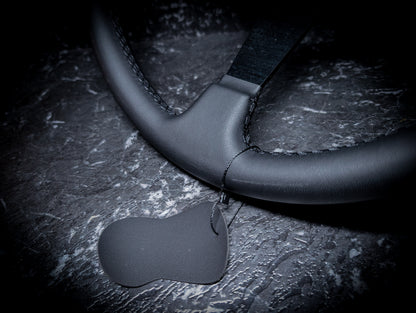 Black Stitch • Deep Dished Leather Steering Wheel