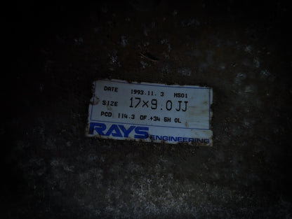 17" MAZDASPEED Rays MS-01 2 Piece Staggared Wheels x 4