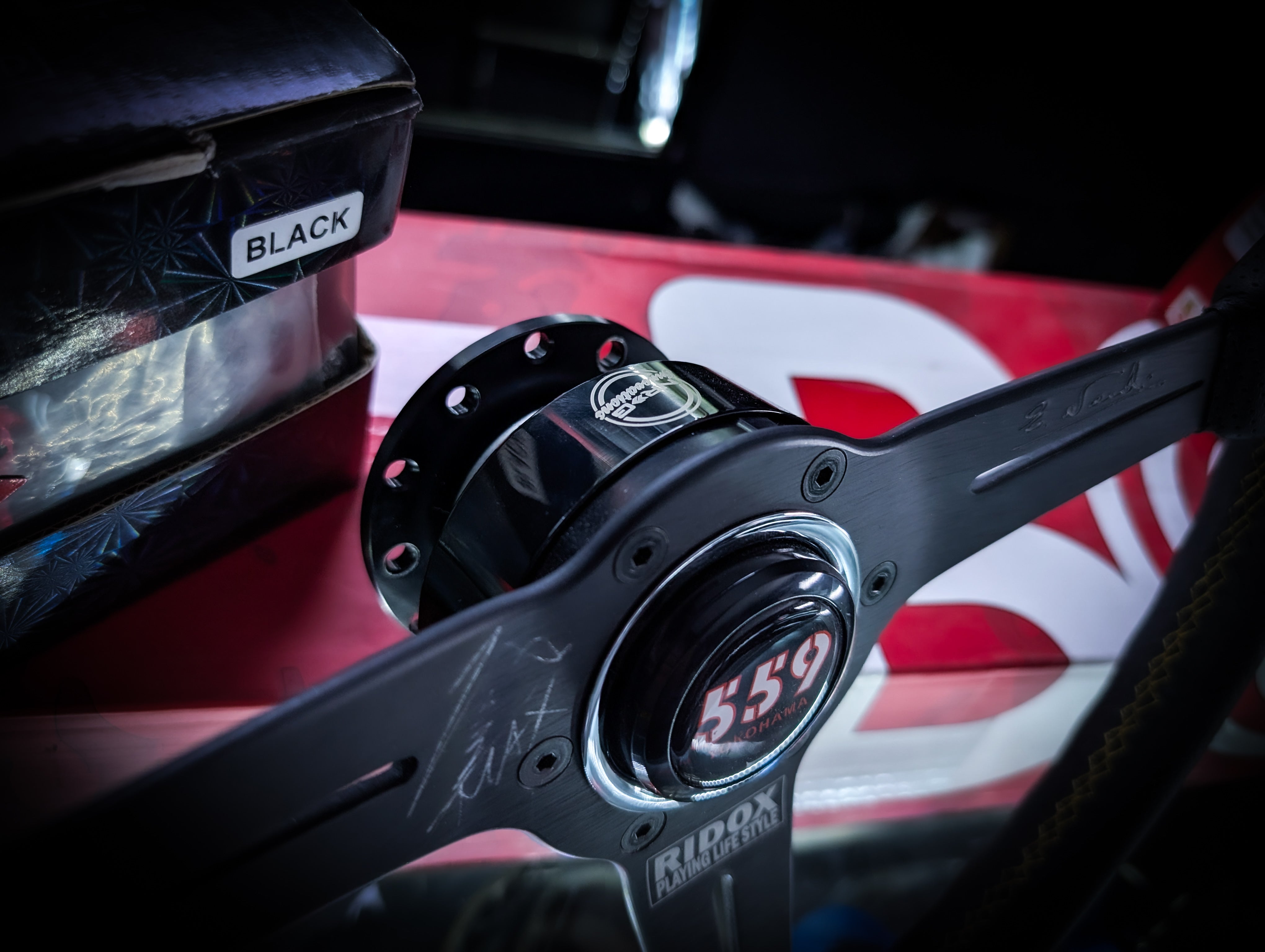 2024 MAX ORIDO x NARDI Collaboration Steering Wheel 340mm ( SIGNED By Manabu Orido! ) + NRG Quick Release