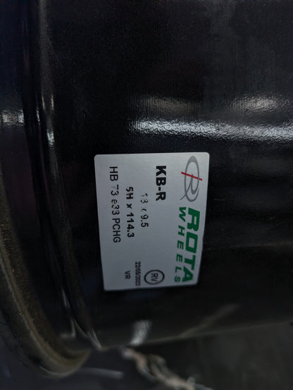 18" Rota KB-R Concave Gunmetal Wheels x 4