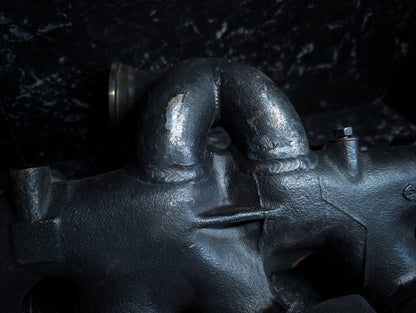 Nissan Skyline RB25 Externally Gated Custom Fabricated Stock Exhaust Manifold + Spacer