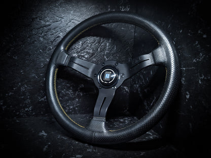NARDI Classic Yellow Stitch Steering Wheel 330mm