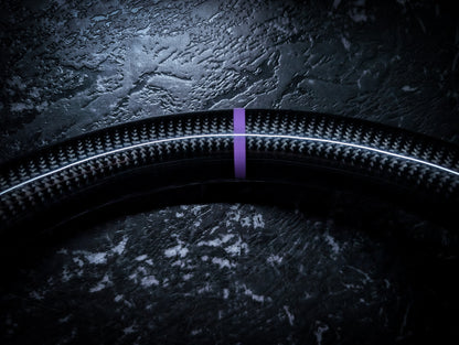 PURPLE | Carbon Fibre Re-Trimmed Alcantara D Shaped Subaru 2008-2013 Sports Steering Wheel