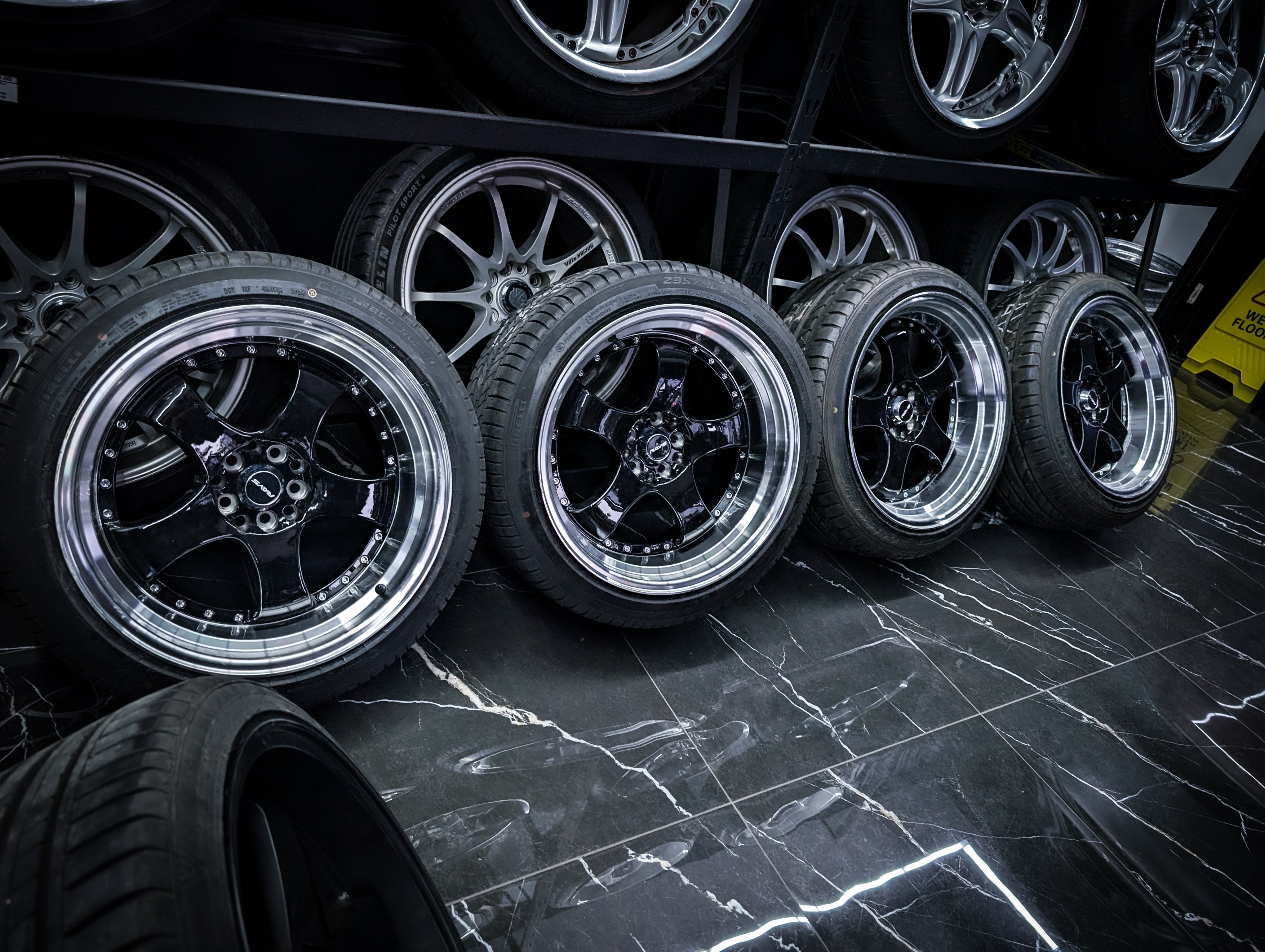 18" WORK Meister Replica Dished Wheels x 4