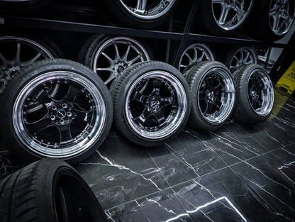 18" WORK Meister Replica Dished Wheels x 4