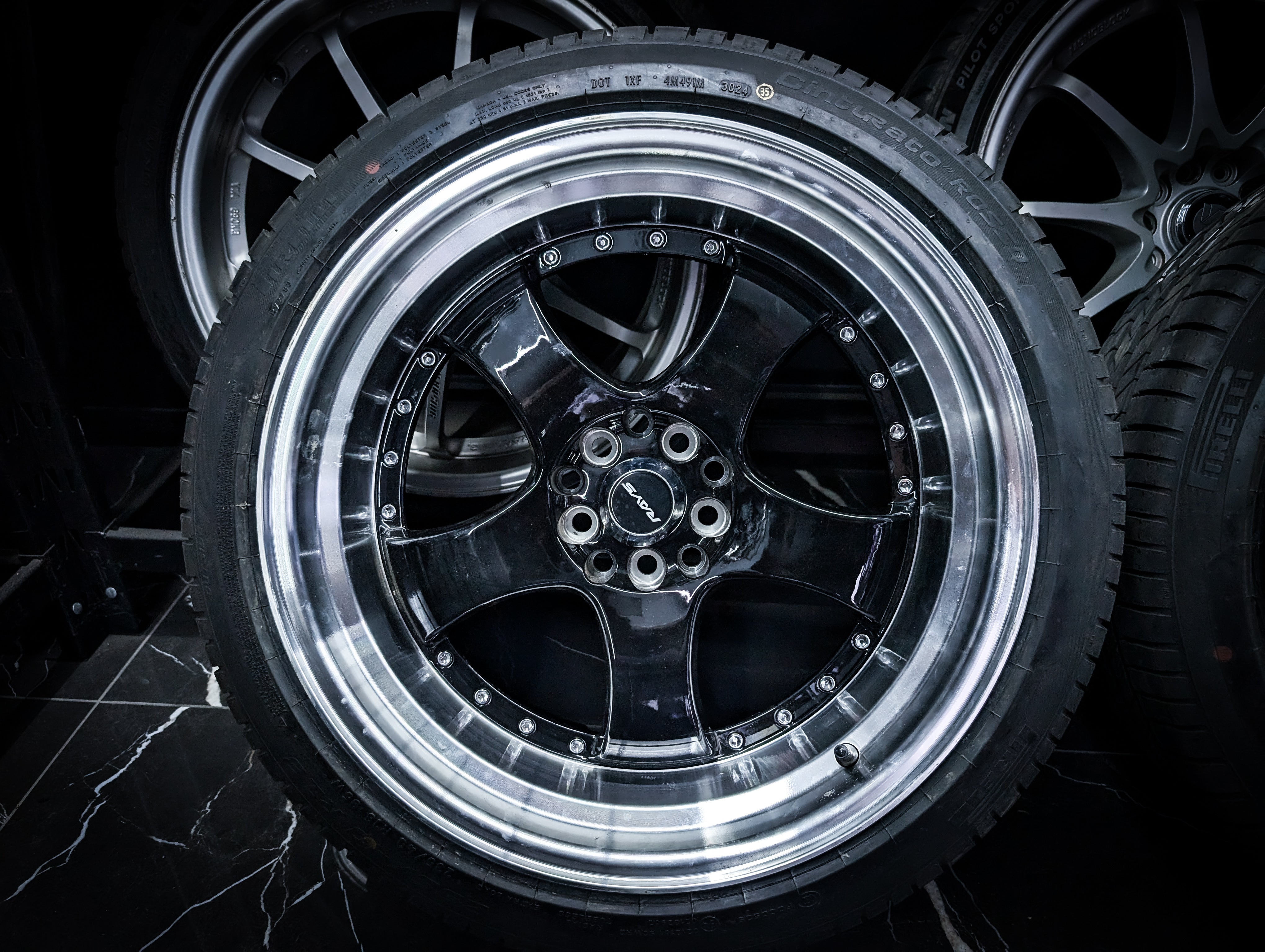 18" WORK Meister Replica Dished Wheels x 4