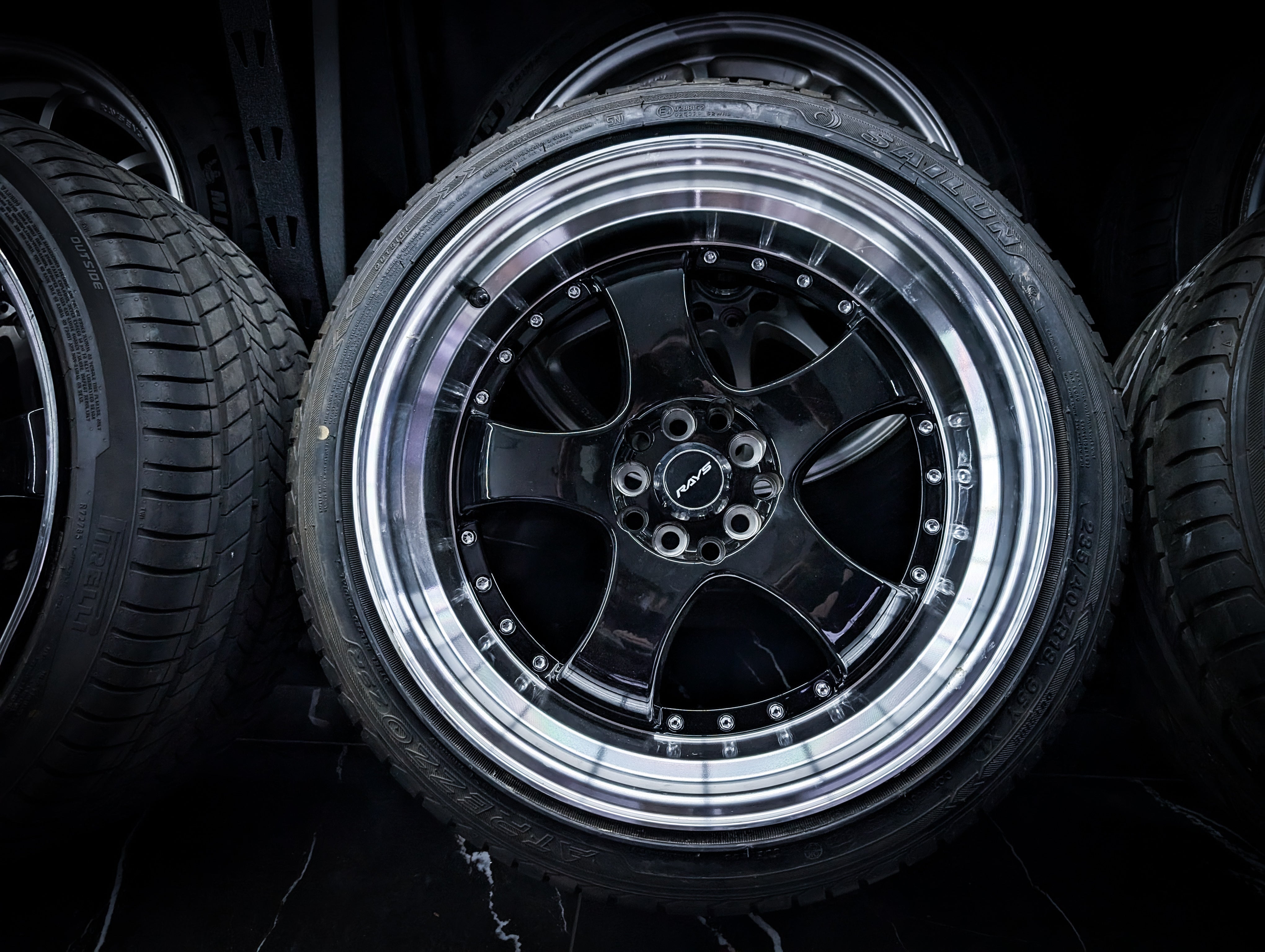 18" WORK Meister Replica Dished Wheels x 4