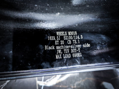 18" WORK Meister Replica Dished Wheels x 4