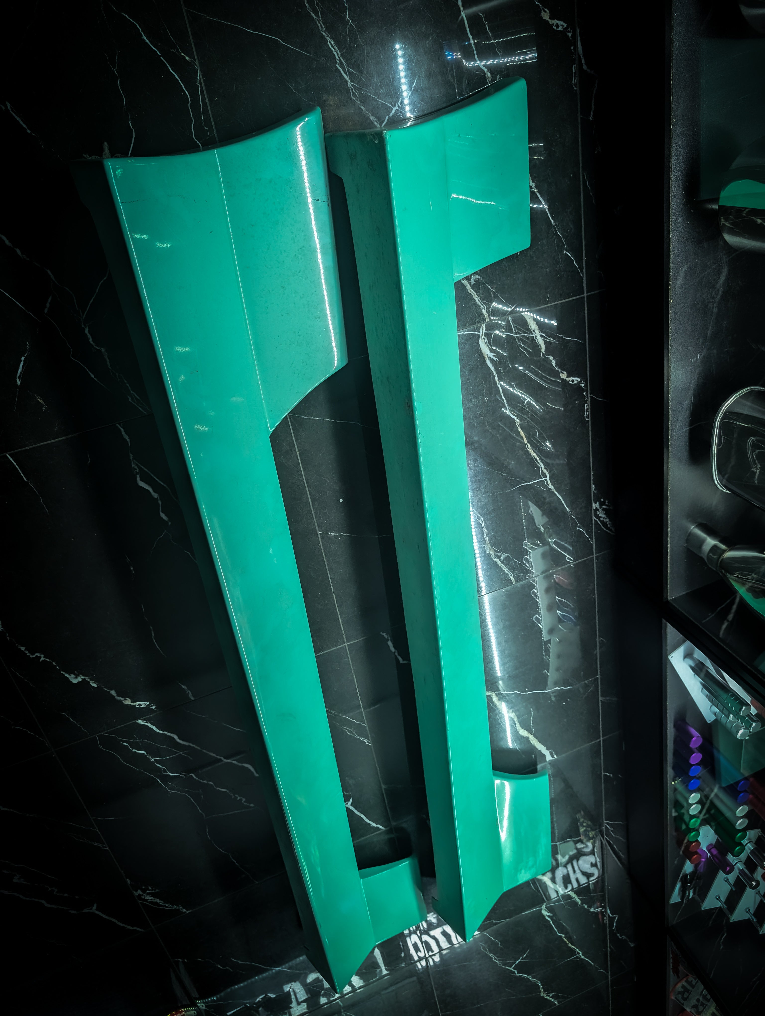 Nissan R32 Skyline Coupe Monkey Madness URAS Fibreglass Side Skirts