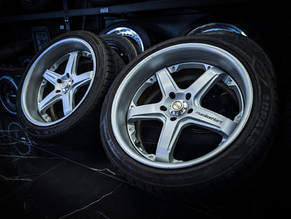 19" RACINGHART RS-721 Staggared Wheels x 4