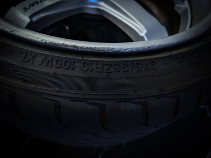 19" RACINGHART RS-721 Staggared Wheels x 4