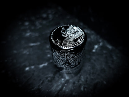 Dragon Etched Stubby Thick Grip Manual Gear Knob